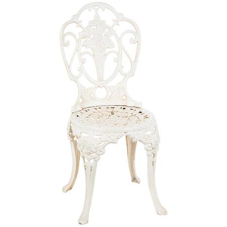 Design Toscano Villa Ravello Rose Garden Cast Iron Bistro Chair: Each SP3464